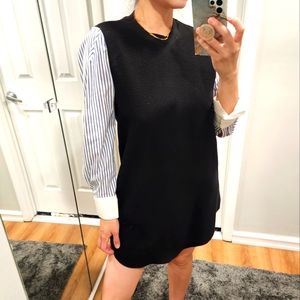 Zara basic work casual dress
